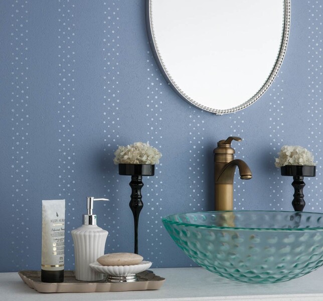 大人可愛い柄入り壁紙