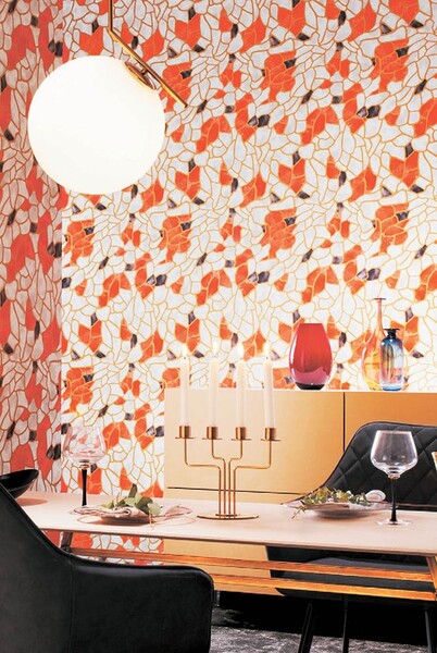 豪華な和調デザイン壁紙