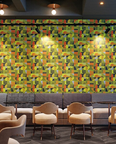 アクセントに!個性的なデザイン壁紙