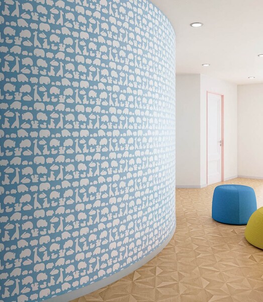 子供部屋にも!可愛らしいデザイン壁紙