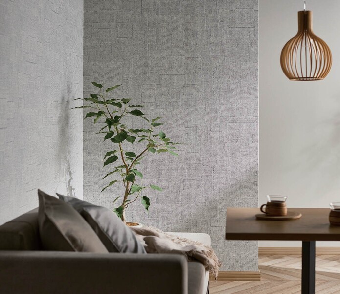 落ち着きカラー織物調壁紙