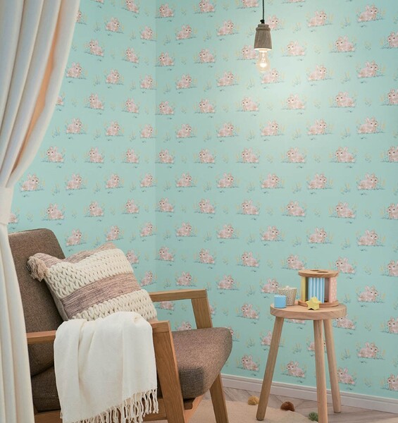 子供部屋にも!可愛らしいデザイン壁紙