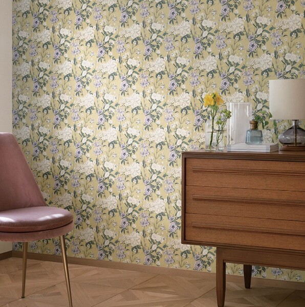 落ち着きカラー織物調壁紙