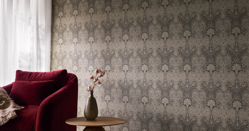 上品なクラシカルデザイン壁紙