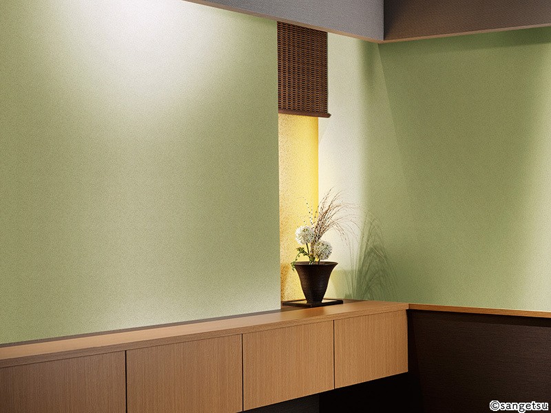 日本の彩・抹茶色(まっちゃいろ)