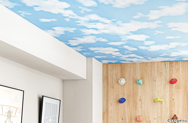 天井にもおすすめ・アクセント壁紙