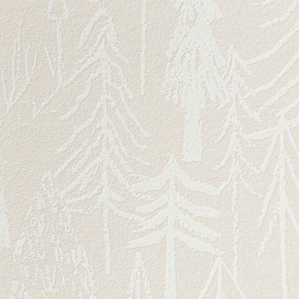 北欧テイスト&淡いリーフ柄壁紙