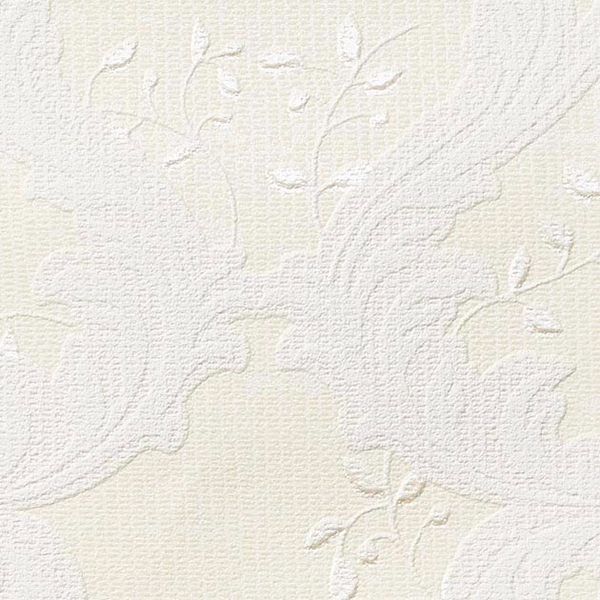 優しい色味のクラシカルデザイン壁紙