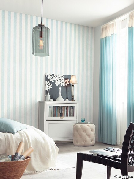 ナチュラルカラーの北欧デザイン壁紙