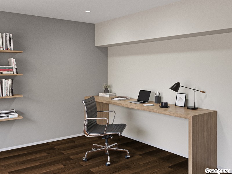 ハードストレッチ壁紙/グレー・ベージュ系