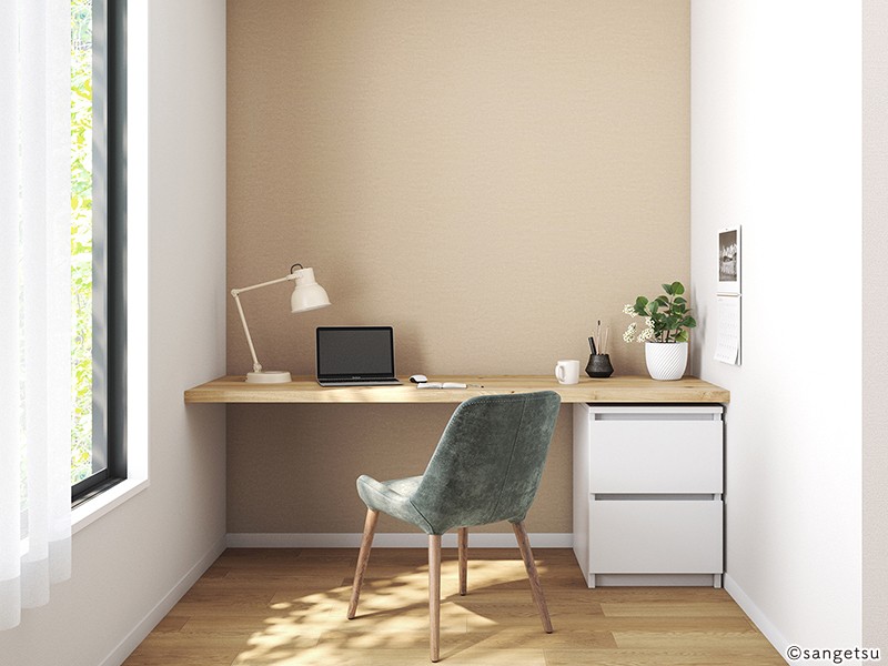 ハードストレッチ壁紙/グレー・ベージュ系