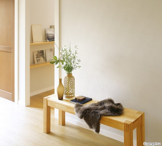 ハードストレッチ壁紙/ホワイト・グレー系