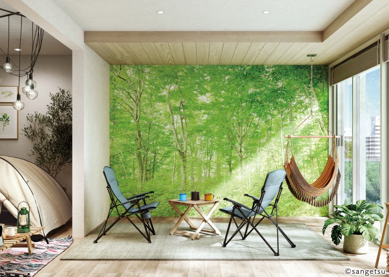 ハードストレッチ壁紙/淡色系厚め壁紙