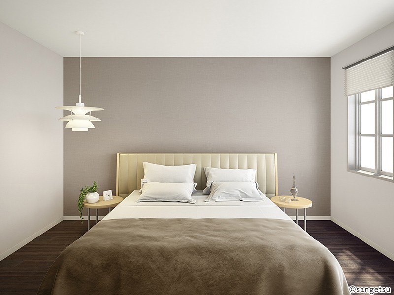 ハードストレッチ壁紙/厚めのナチュラルリネン調