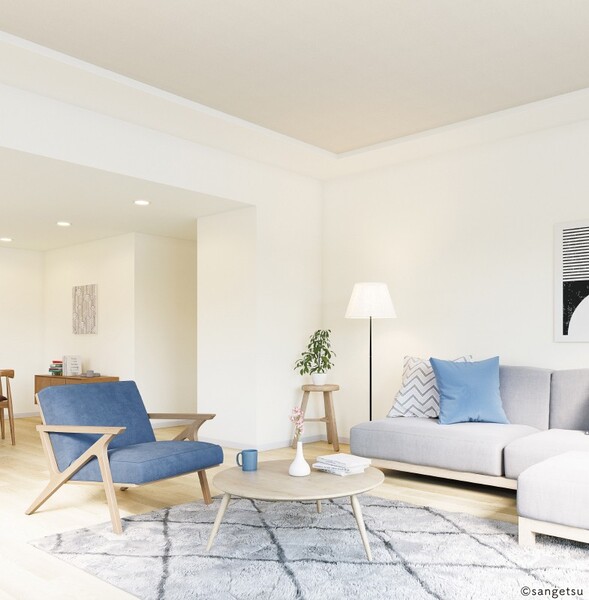 ハードストレッチ壁紙/ナチュラルリネン調