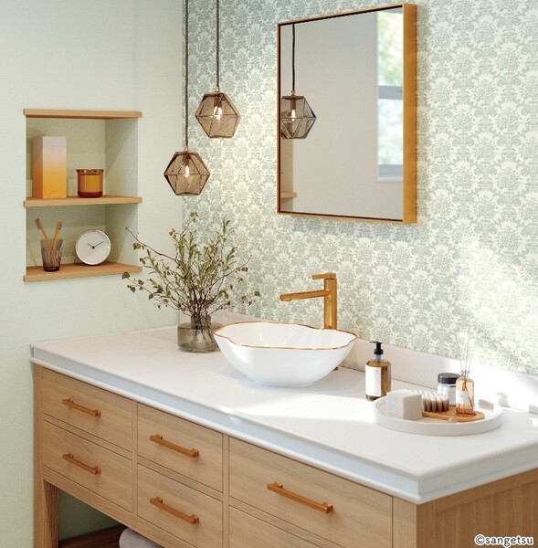 ウレタンコート壁紙/シンプル石目調