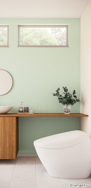 TOTO×sangetsu ライトフレッシュ壁紙/淡色系