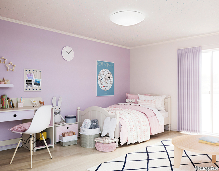 パープル 塗り壁調 防かび 抗菌 表面強化 撥水 サンゲツ SP2883