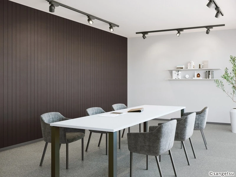 マテリアル/ラグジュアリーなレザー調壁紙