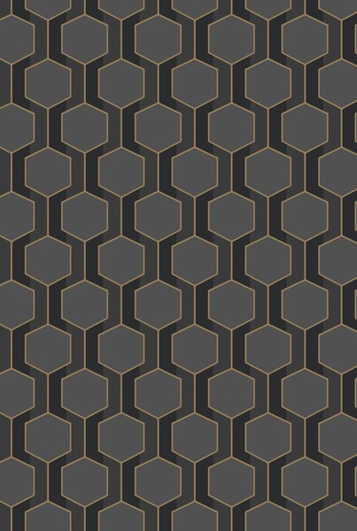 上品なハニカムデザイン
