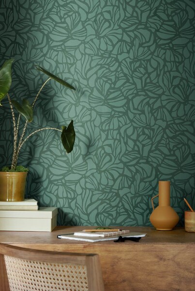 珊瑚をイメージした総柄