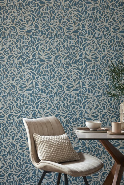 珊瑚をイメージした総柄