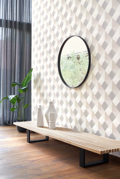 アーティスティックな格子柄