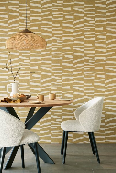 ユニークな幾何学&ストライプ模様