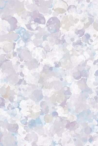 水彩画風のバブル模様