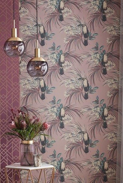 手書き調の鳥柄