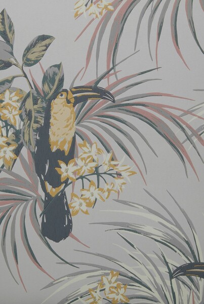 手書き調の鳥柄