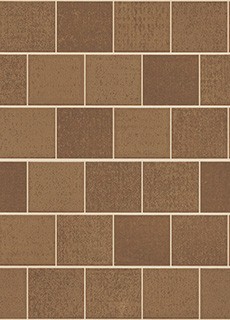 おしゃれカラーのタイル柄壁紙