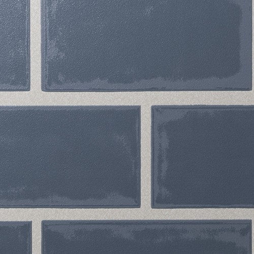 ベーシックなタイル柄壁紙