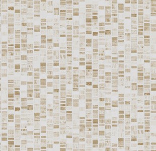 さりげないアクセントに!タイル柄壁紙