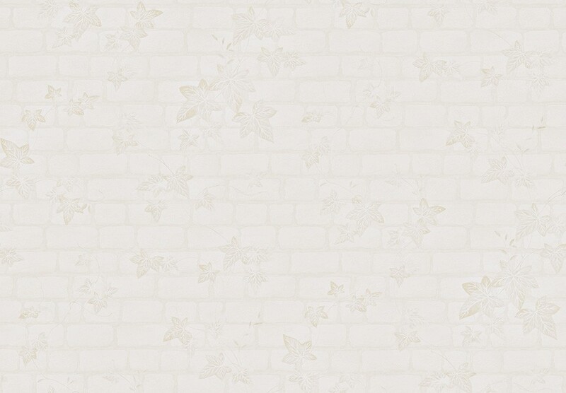 ナチュラルカラーのレンガ柄壁紙