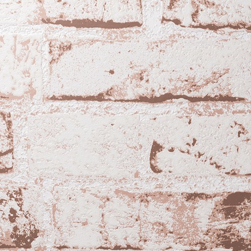 ナチュラルカラーのレンガ柄壁紙