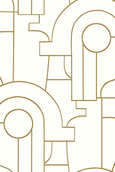 落ち着きカラーの幾何学デザイン
