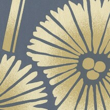 ダークブルー  フラワー   表面強化 防かび  リリカラ LL-6223 