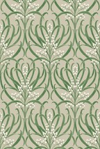 グリーン ダマスク YORK WALLCOVERINGS  1ロール8.2m AC9144 輸入壁紙