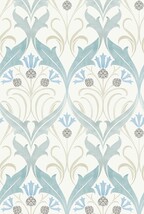 ブルー ダマスク YORK WALLCOVERINGS  1ロール8.2m AC9171 輸入壁紙
