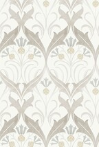 ライトグレー ダマスク YORK WALLCOVERINGS  1ロール8.2m AC9172 輸入壁紙