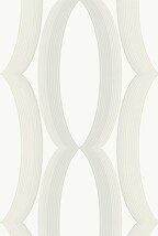 ホワイト 幾何学模様 YORK WALLCOVERLINGS  1ロール8.2m EV3981 輸入壁紙