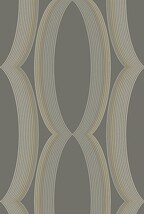 ダークグレー 幾何学模様 YORK WALLCOVERLINGS  1ロール8.2m EV3986 輸入壁紙