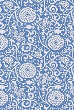 ブルー フラワー DESIGNERS GUILD  1ロール10m PDG1147/07 輸入壁紙