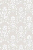 ベージュ フラワー ETT HEM   1ロール10m 809-21 輸入壁紙