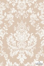 ライトブラウン ダマスク Cole＆Son   1ロール10m 108-5024 輸入壁紙