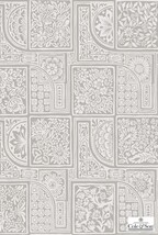 ライトグレー チェック・パターン Cole＆Son   1ロール10m 108-9047 輸入壁紙