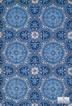ダークブルー フラワー Cole＆Son   1ロール10m 94-8044 輸入壁紙