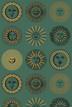 グリーン キャラクター＆イラスト Cole＆Son   1ロール10m 123-1005 輸入壁紙