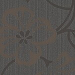 ダークブラウン フラワー  防かび SINCOL BB9781